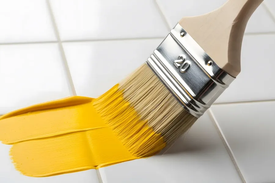 Kan man male fliser?